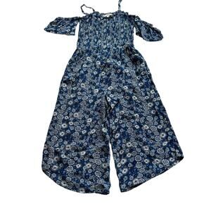 Tucker + Tate Blue Floral Jumper - Girls Size Medium